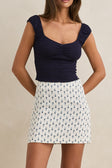 Rhythm Womens Skirt Seacliff Mini