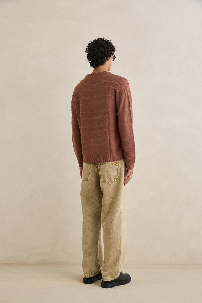 Rhythm Mens Sweater Jackson Knit