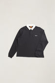 Rhythm Mens Shirt Koa Vintage Rugby Long Sleeve Polo