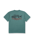 Quiksilver Waterman Mens Shirt Fish Bones