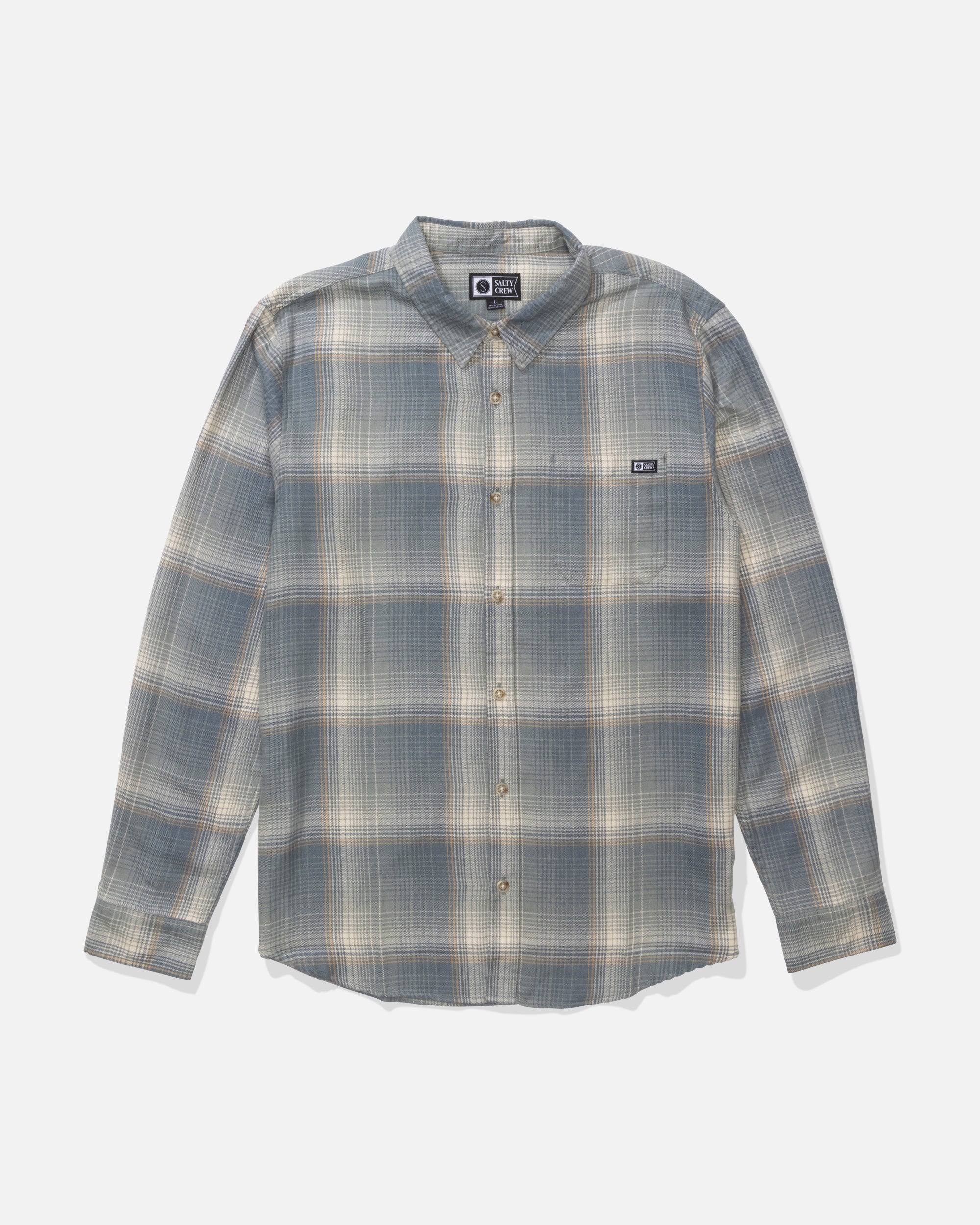 Salty Crew Mens Shirt Early Bird Flannel