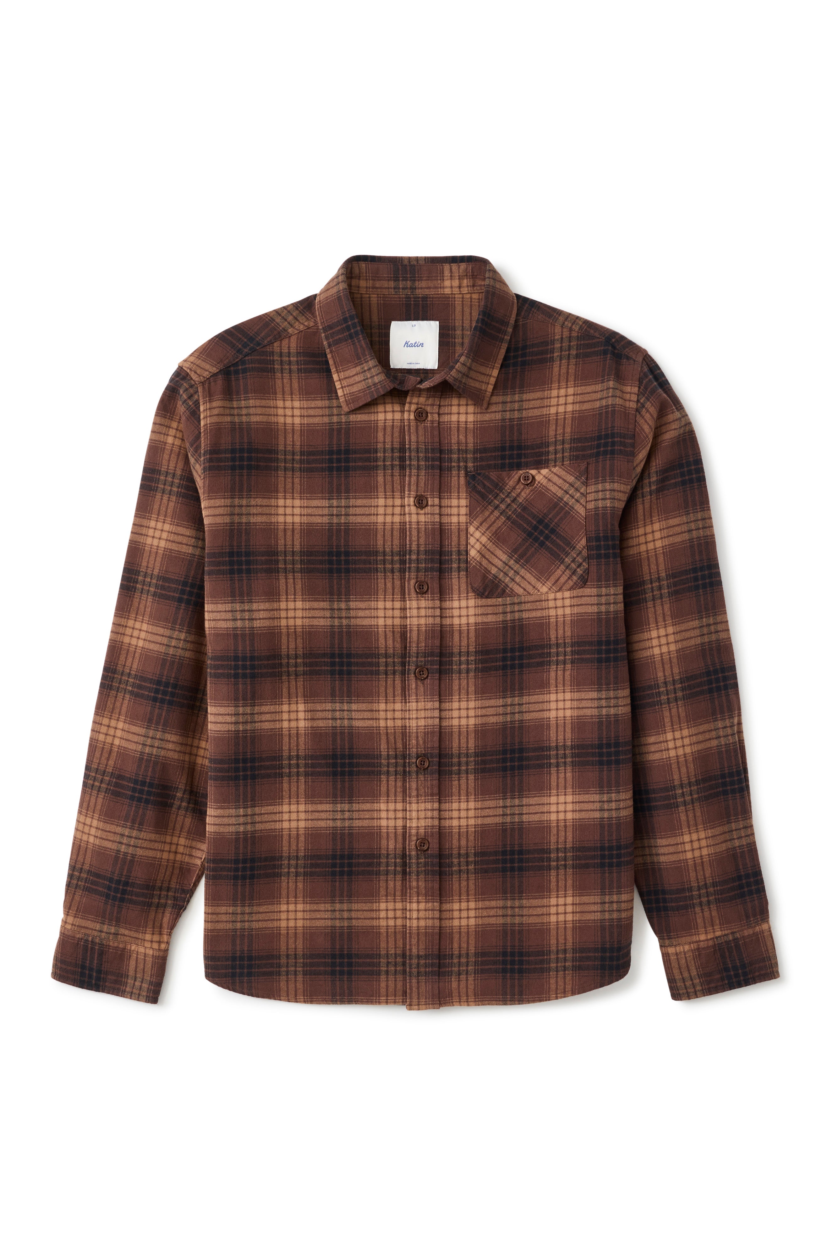 Katin Mens Shirt Derek Flannel