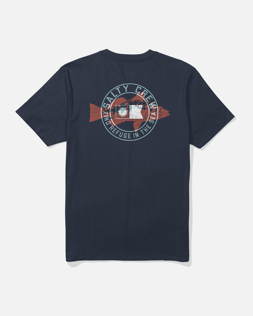 Salty Crew Mens Shirt Kritter Stamp