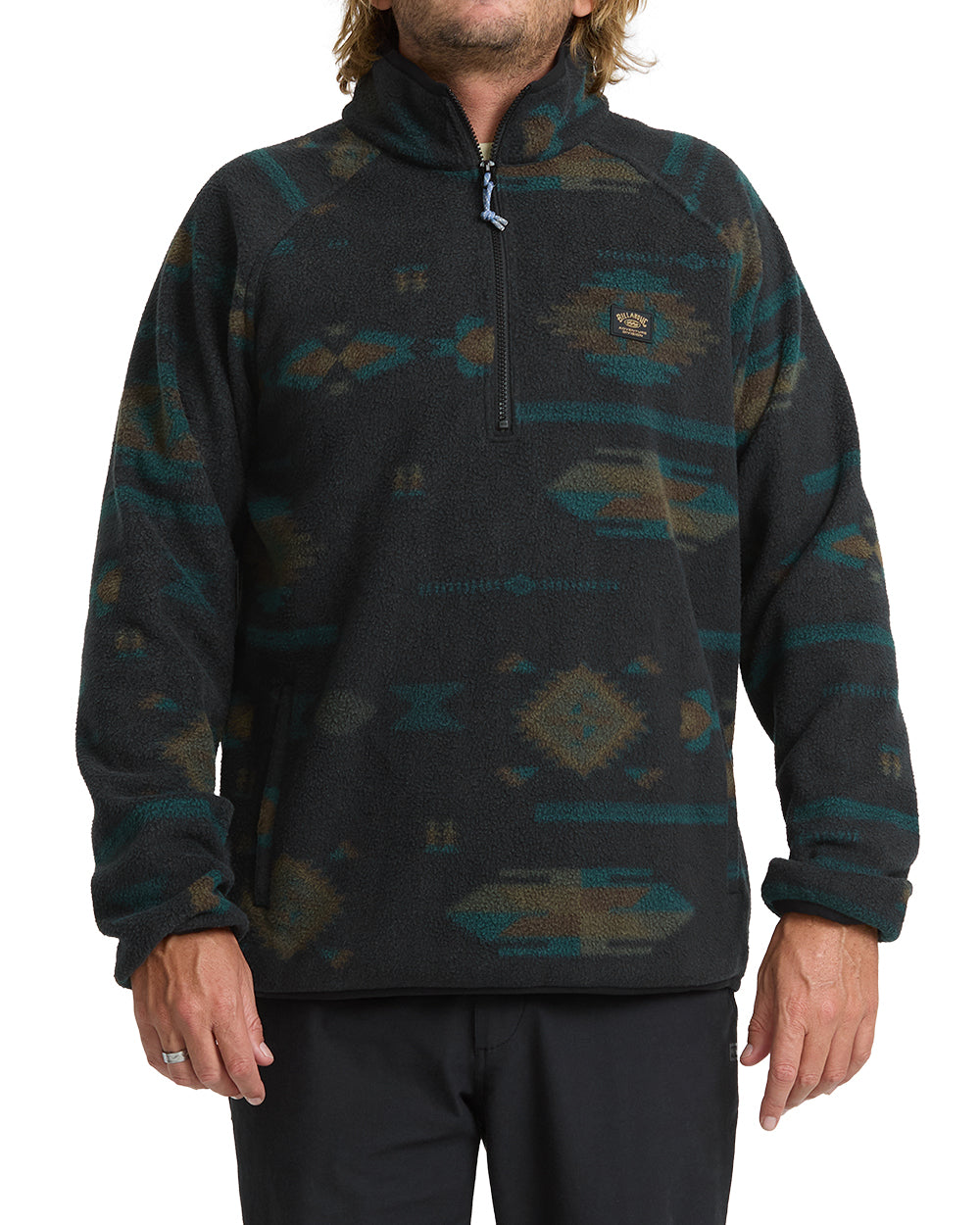 Billabong Mens Sweatshirt Boundary Mock Neck