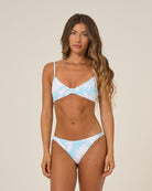 Salty Crew Womens Bikini Top Rose Parade 