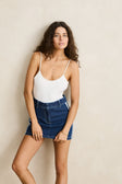 Rhythm Womens Skirt Contrast Denim