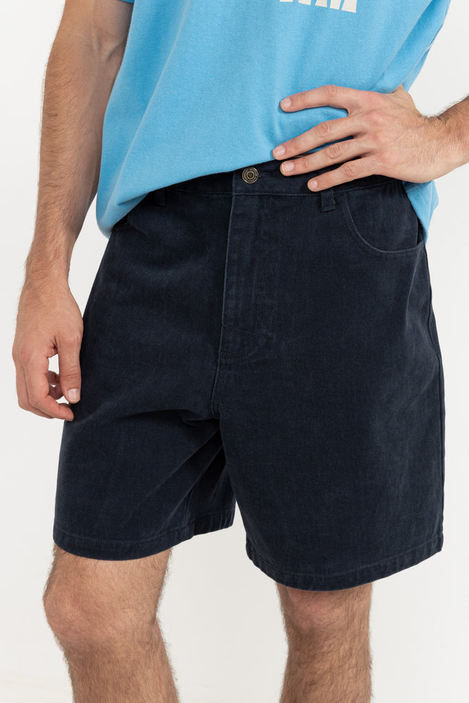 Rhythm Mens Shorts Chile Denim