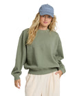 Billabong Womens Sweatshirt Vibes Kendal Crew Fleece