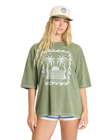 Billabong Womens Shirt Wave Stamp