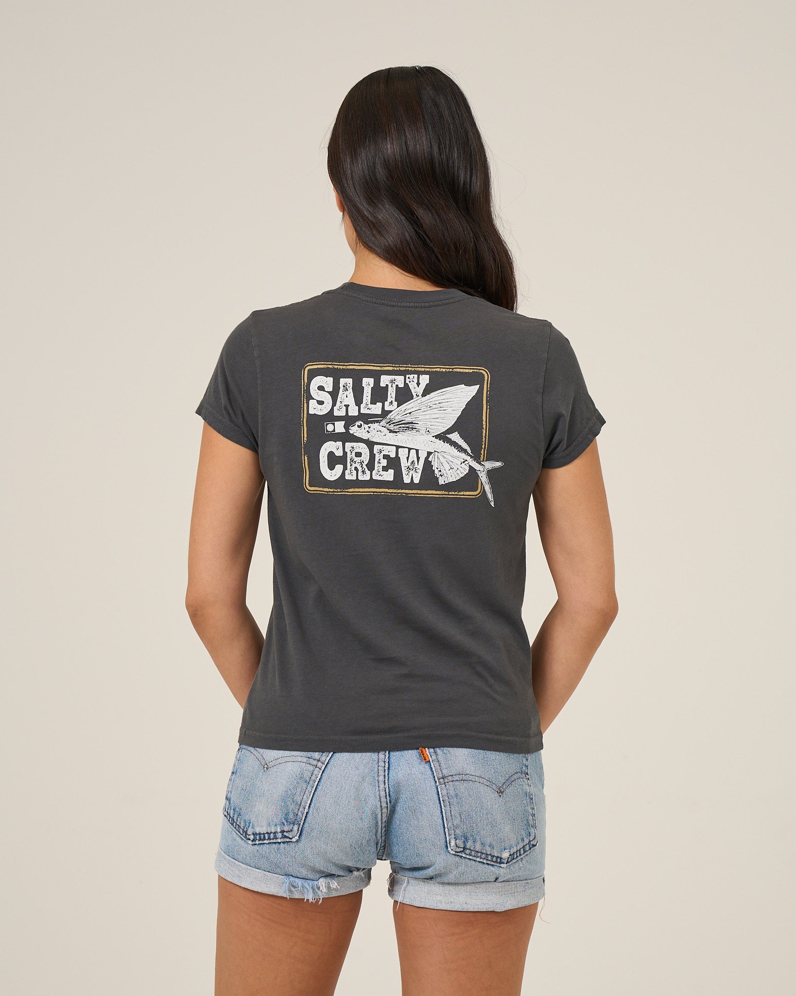 Salty Crew Womens Shirt Flyer Modern Tee