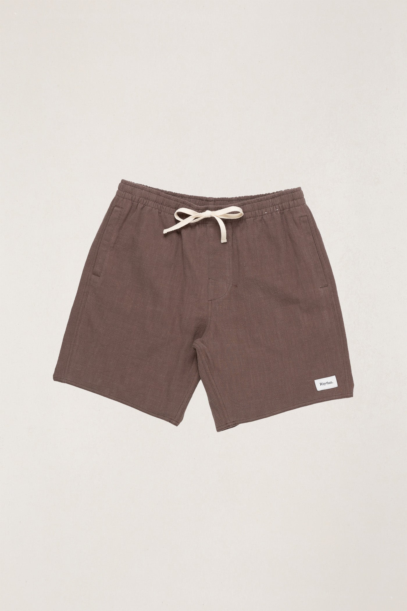 Rhythm Mens Shorts Textured Linen Jam