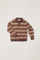 Rhythm Mens Sweater Striped Rugby