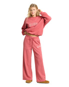 Billabong Womens Pants Vibes Loose Leg Fleece Pant