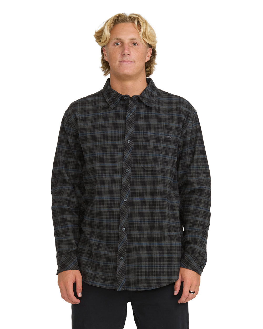 Billabong Mens Shirt Coastline Long Sleeve Flannel
