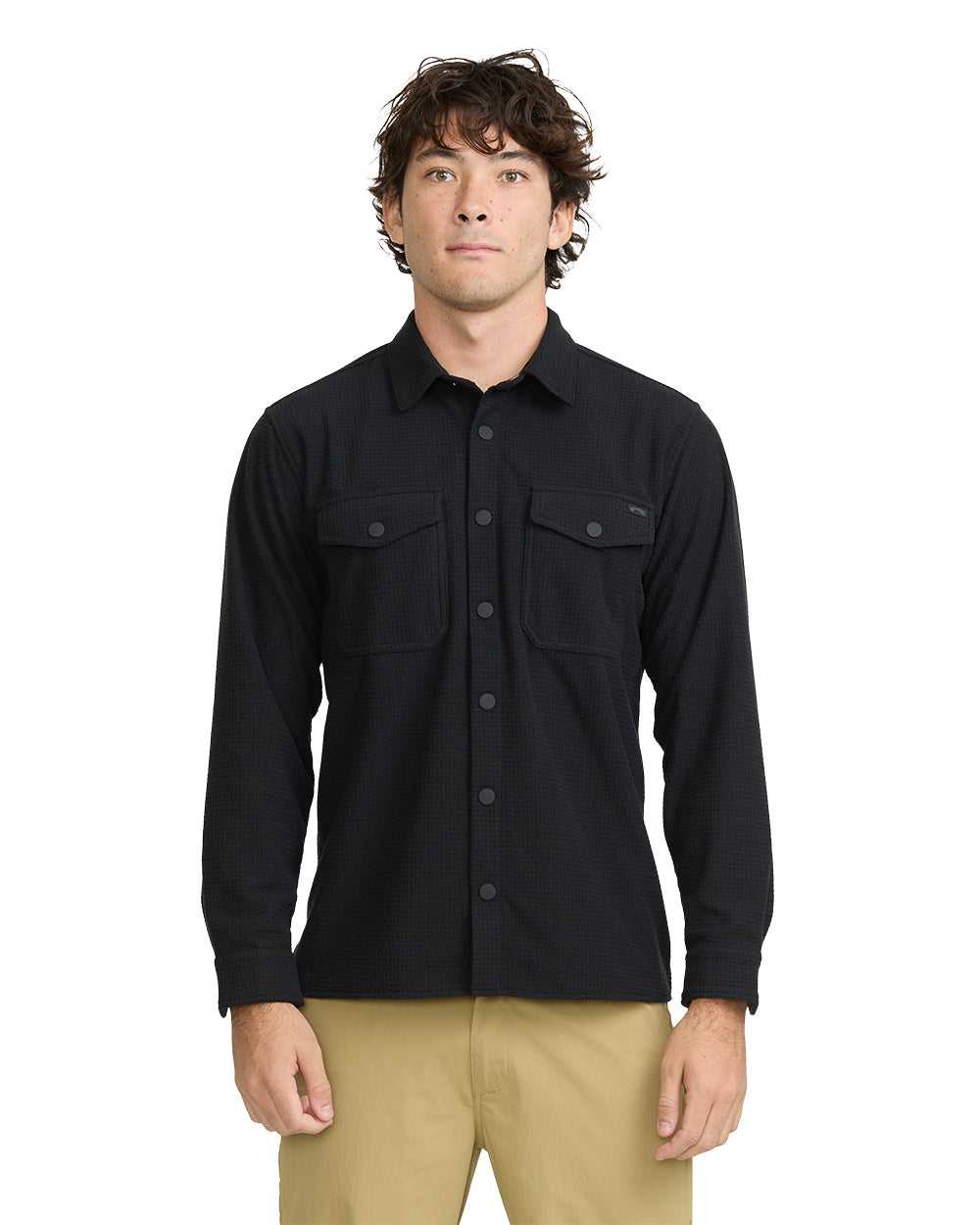 Billabong Mens Shirt Adventure Division Ridge Long Sleeve Fleece Overshirt
