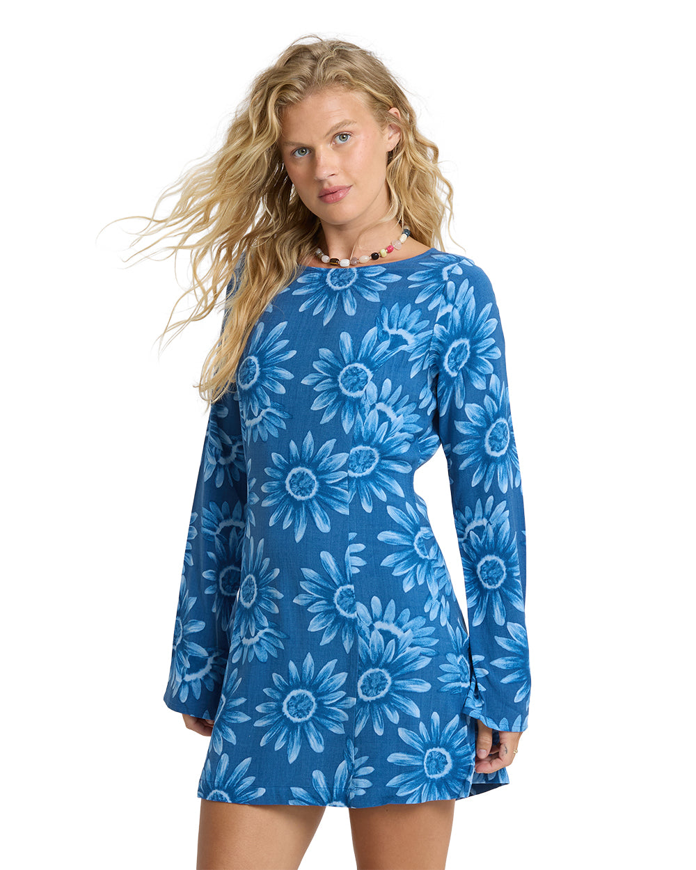 Billabong Womens Dress Way Out West Ls Mini