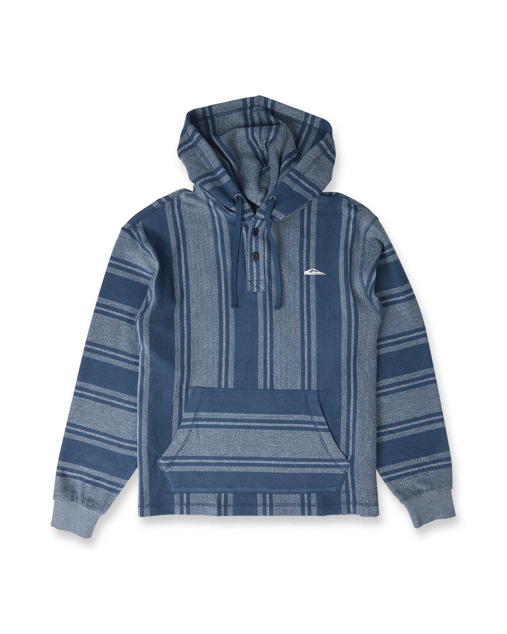 Quiksilver Mens Sweatshirt Chileno Henley Hood