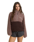 Billabong Womens Sweatshirt Horizon Sherpa Mock Neck