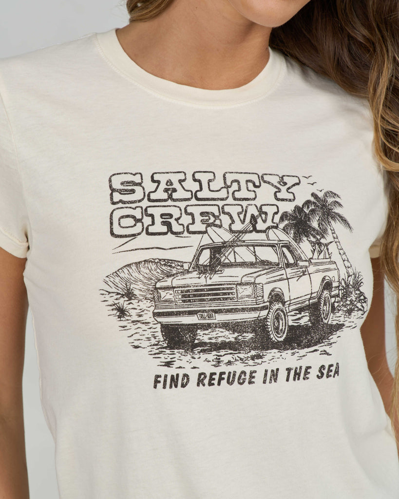 Salty Crew Womens Shirt Truck Stop Modern Tee
