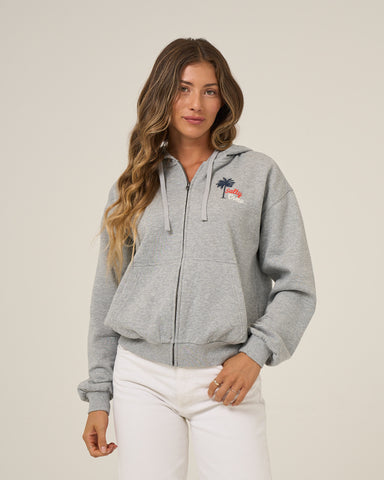 Salty Crew Womens Sweatshirt First Place Hooded Zip