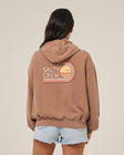 Salty Crew Womens Sweatshirt Ombre Wave Hooded Zip
