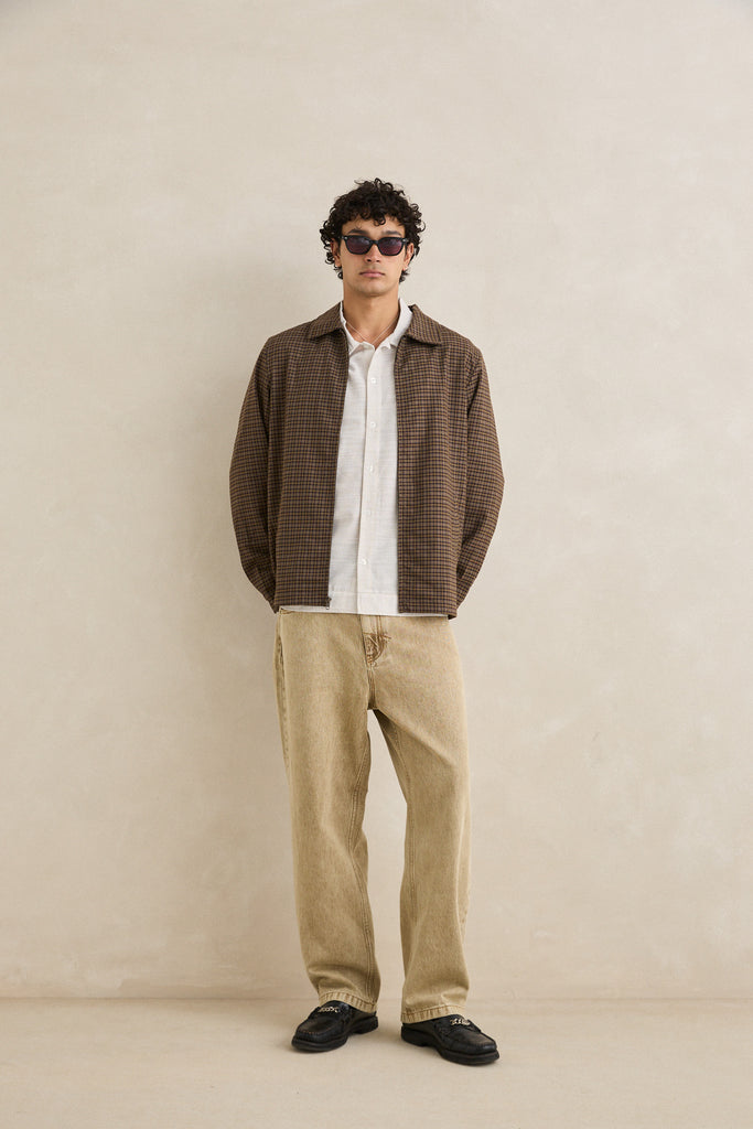 Rhythm Mens Jacket Jordy Check