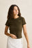 Rhythm Womens Shirt Everyday Rib Tee