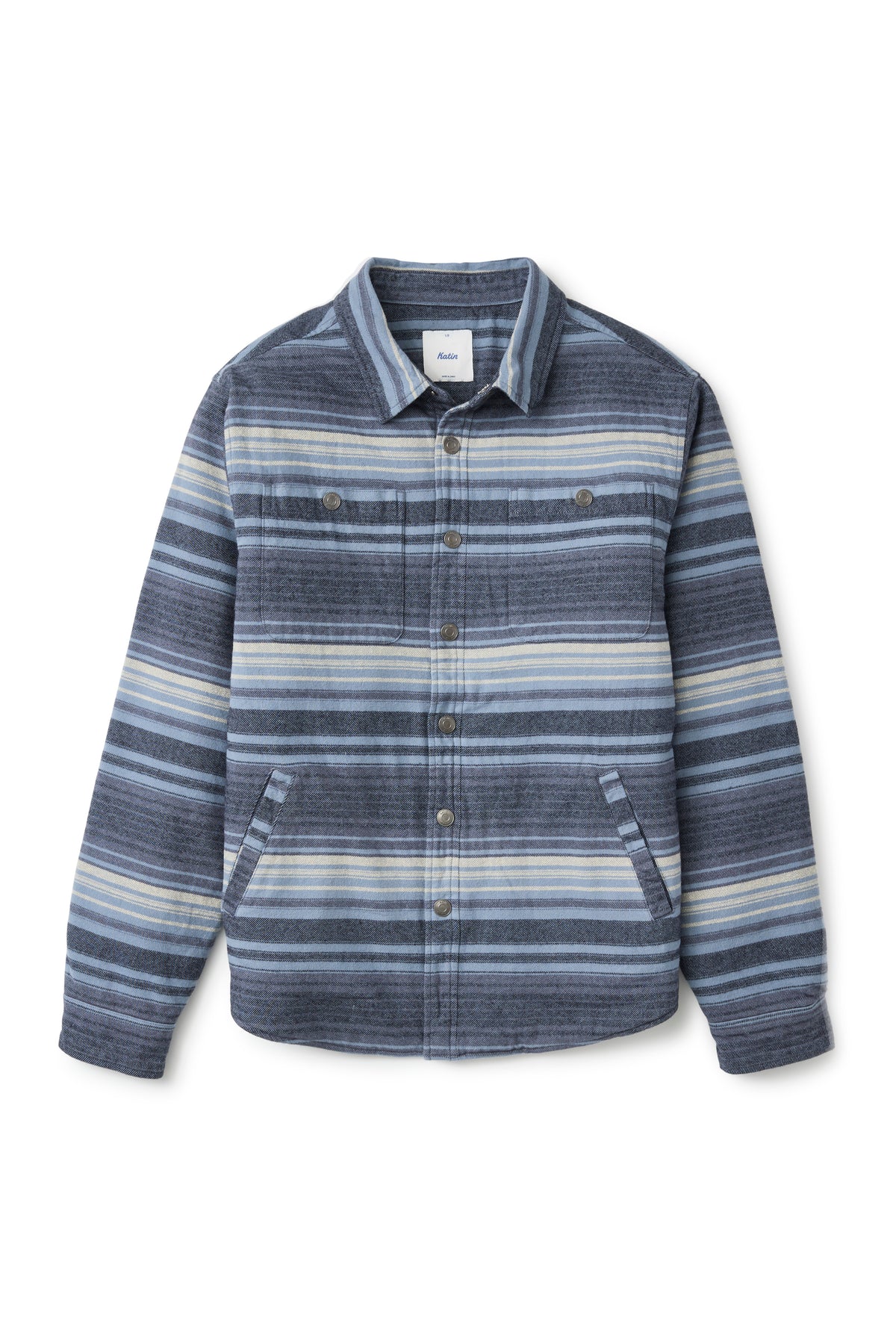 Katin Mens Shirt Harold Stripe Shirt Jacket