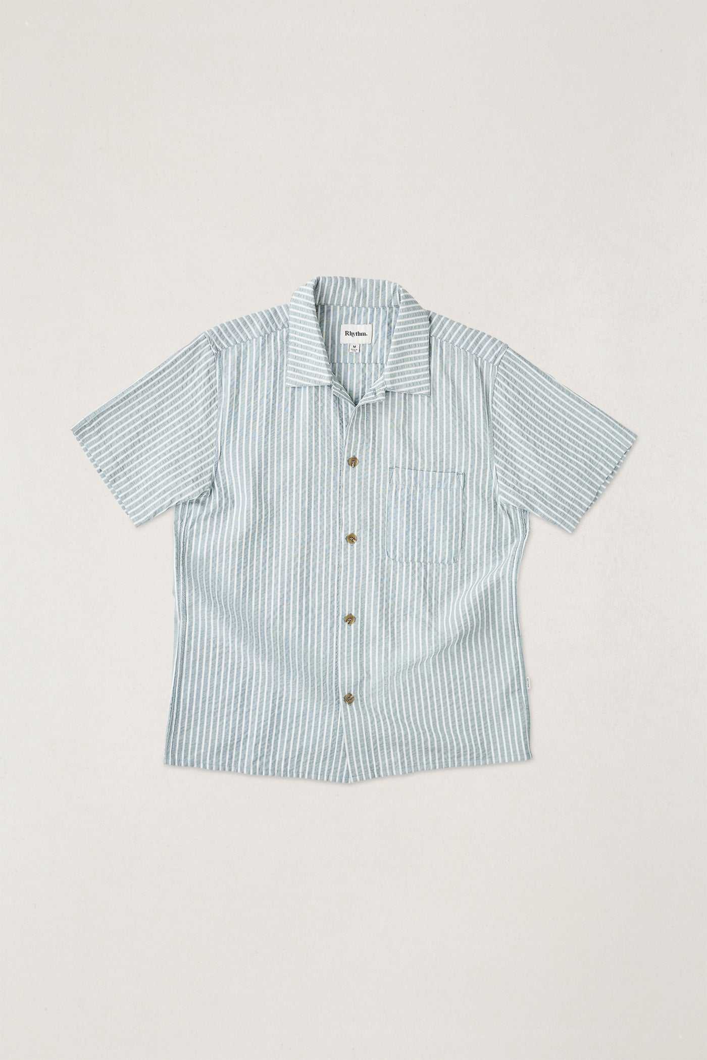 Rhythm Mens Woven Seersucker Stripe