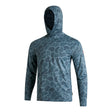 Florence Marine X Mens Shirt Airtex Long Sleeve Hooded