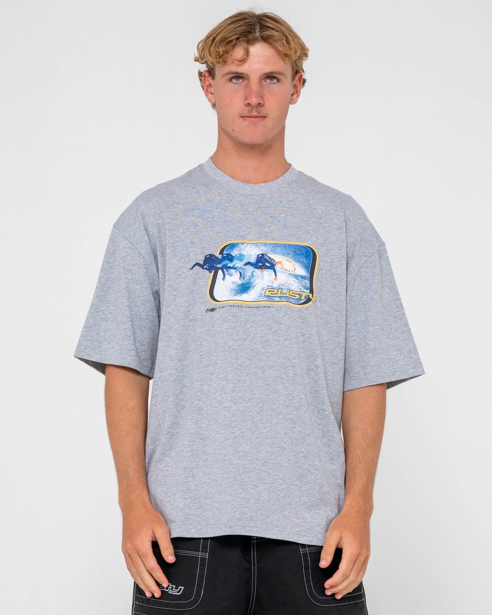 Rusty Mens Shirt Tidal Kombat