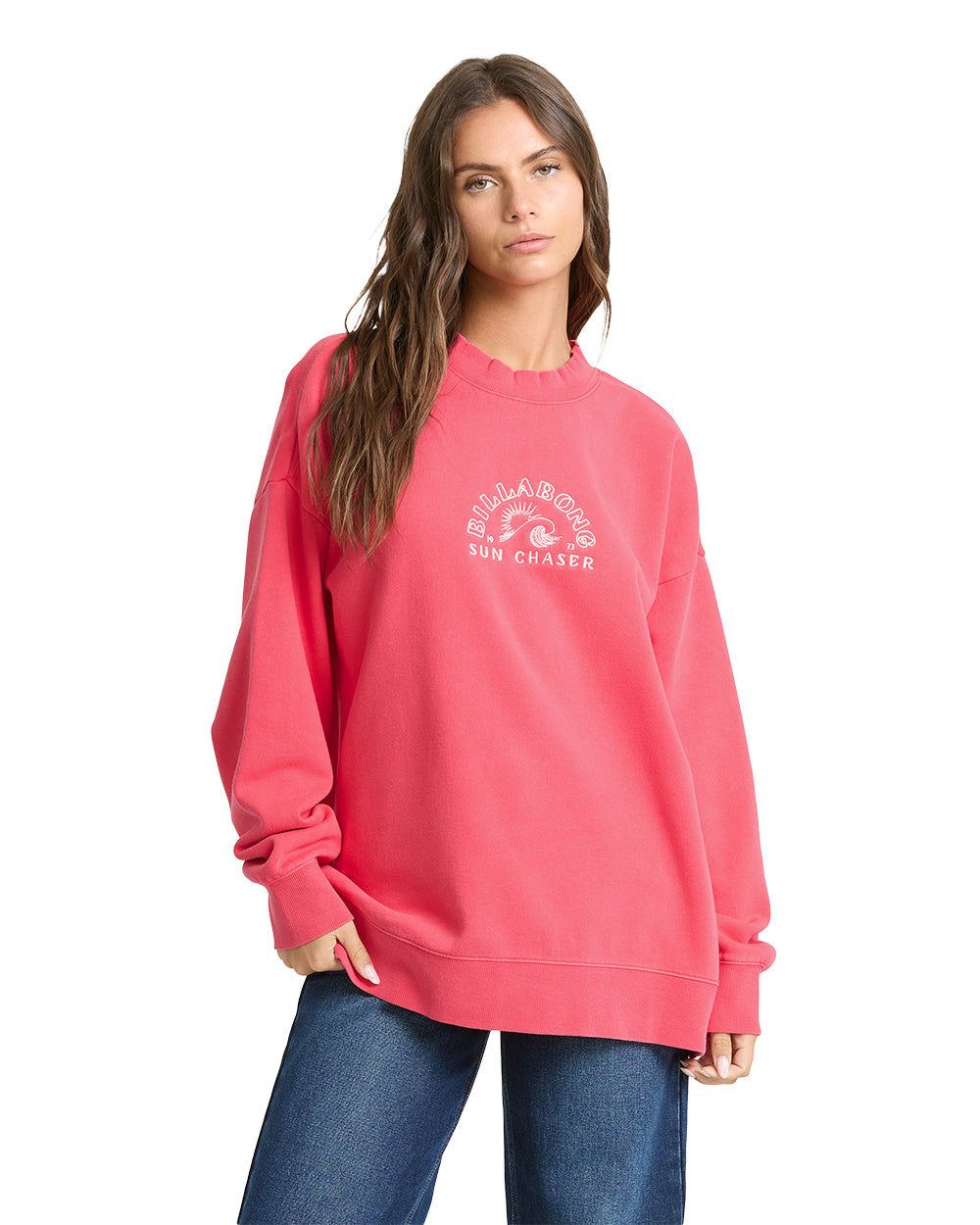 Billabong Womens Sweatshirt Chaser Crew Fleece
