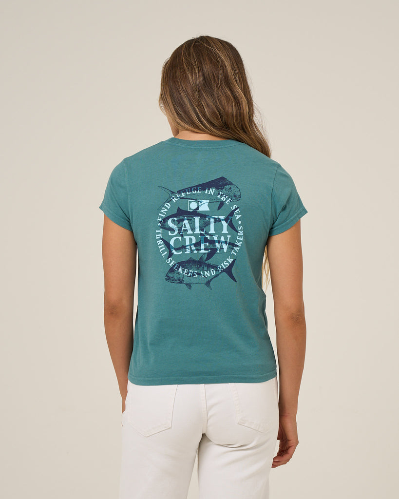 Salty Crew Womens Shirt Overlay Modern Tee