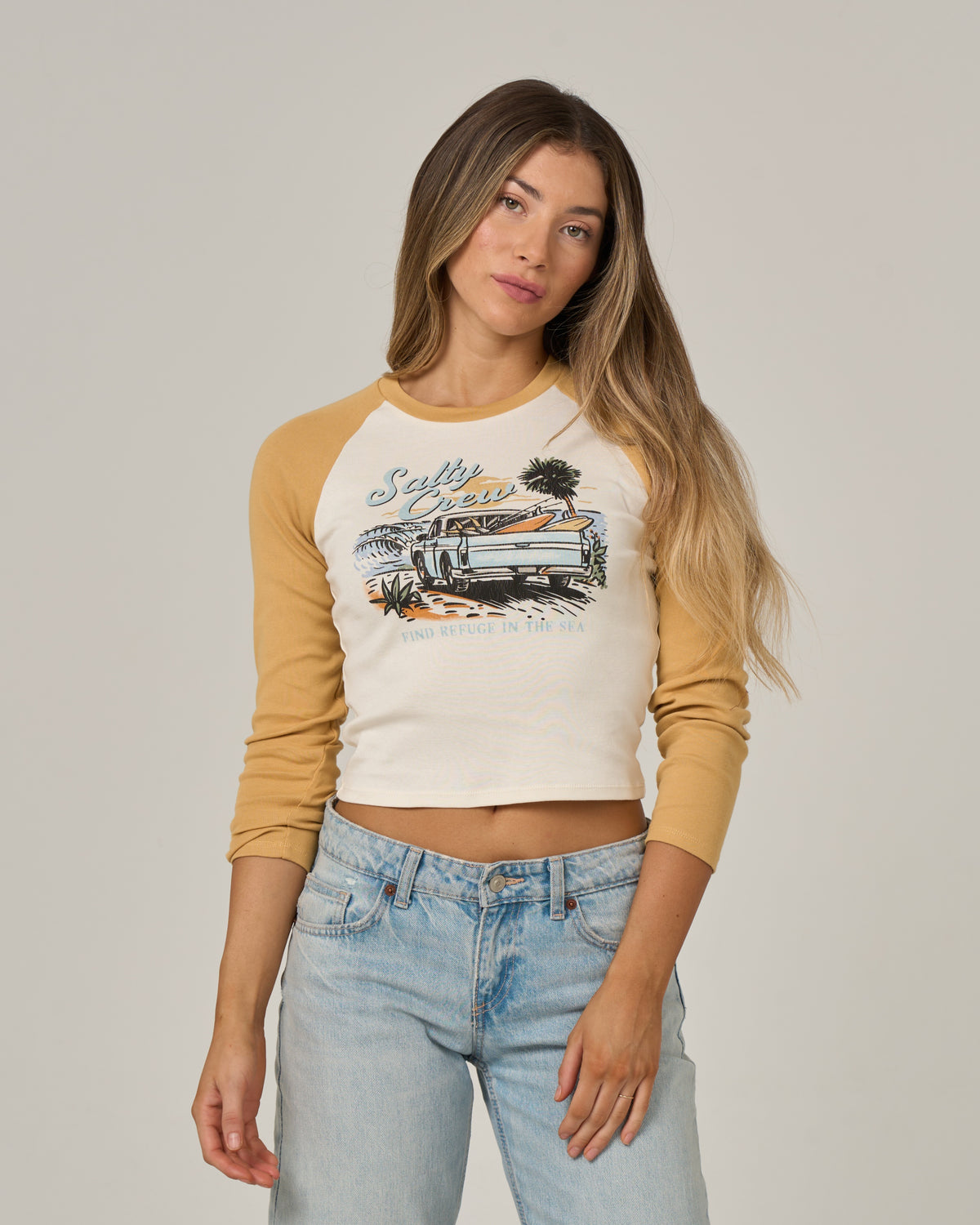 Salty Crew Womens Shirt Truck Bed Long Sleeve