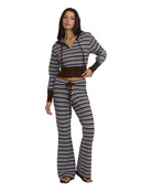 Billabong Womens Pants Shore Stripe Yarn Dye Sweater Pant
