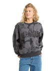 Billabong Womens Sweatshirt Tropics Palm Crew Fleece