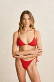 Rhythm Womens Bikini Bottoms Gigi Tie Side Hi Cut