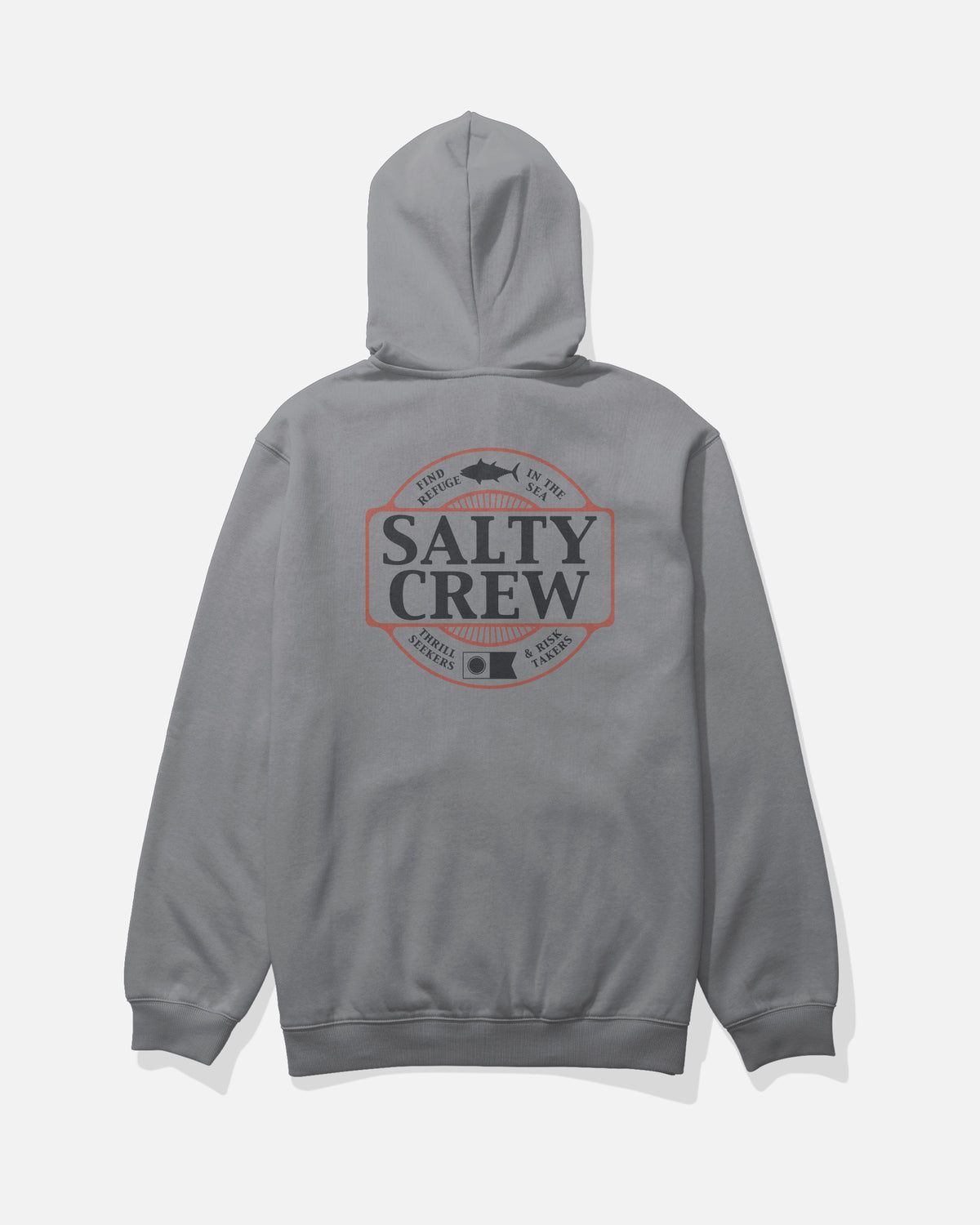 Salty Crew Mens Sweatshirt Split Up Zip Fleece
