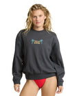 Billabong Womens Sweatshirt Dancin In Paradise Kendal Fleece