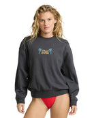 Billabong Womens Sweatshirt Dancin In Paradise Kendal Fleece