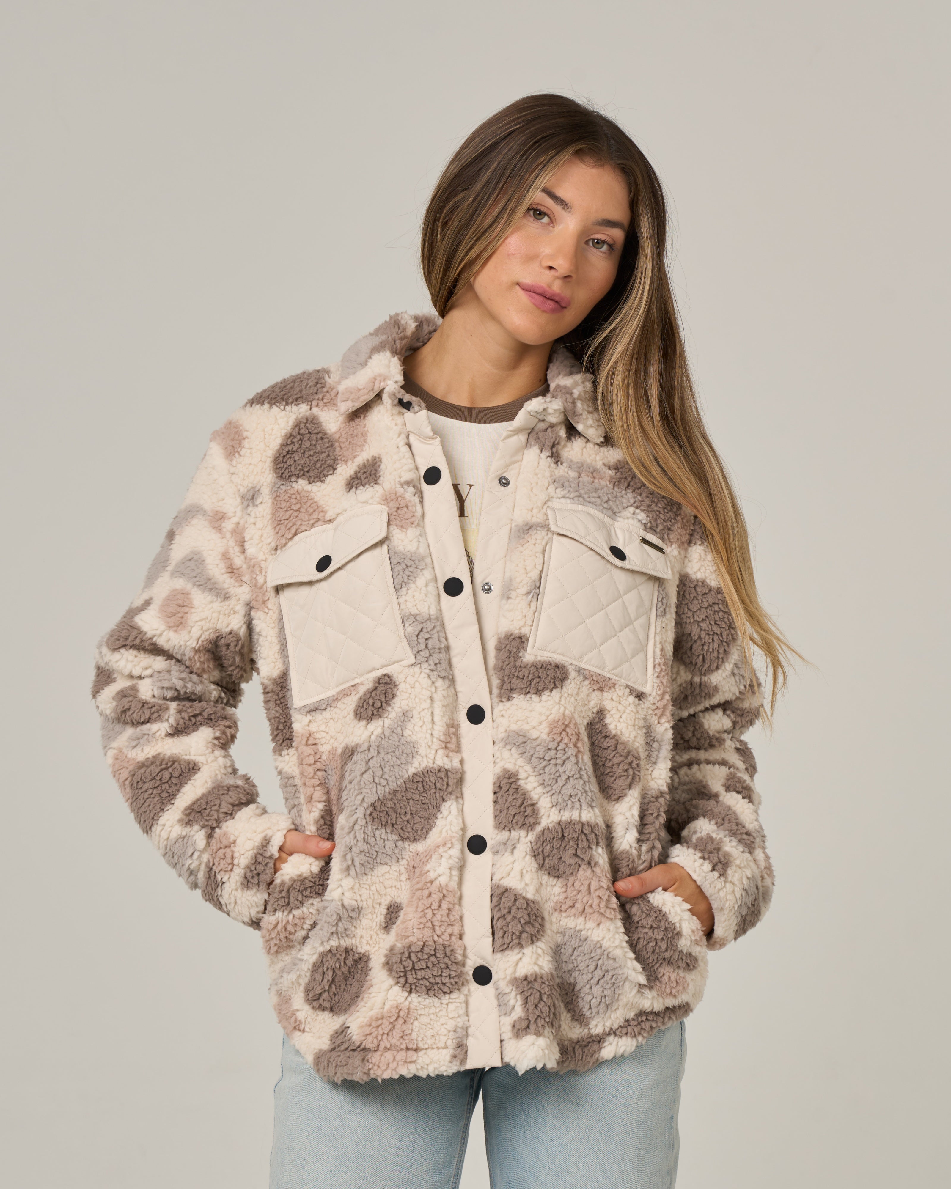 Salty Crew Womens Jacket Calm Seas Shacket