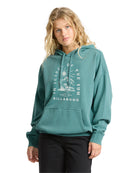 Billabong Womens Sweatshirt Always Lucky Po Hood Fleece
