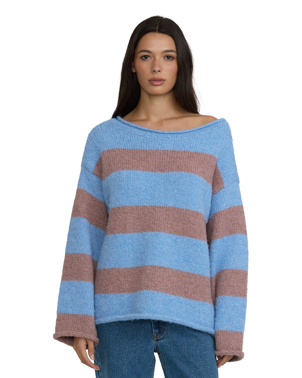 Billabong Womens Sweater Seascape Off Shoulder
