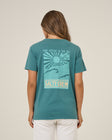 Salty Crew Womens Shirt Rise And Smile Boyfriend Tee