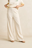 Rhythm Womens Pants Linen Whip Stitch Wide Leg