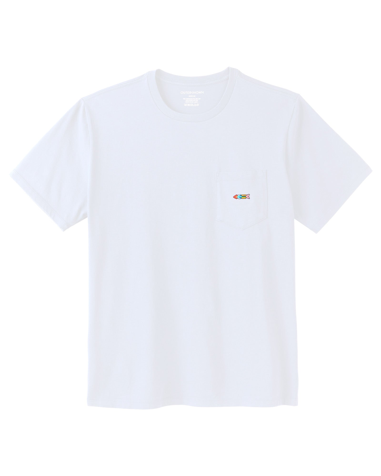 Outerknown Mens Shirt Journey Fish Pocket Tee