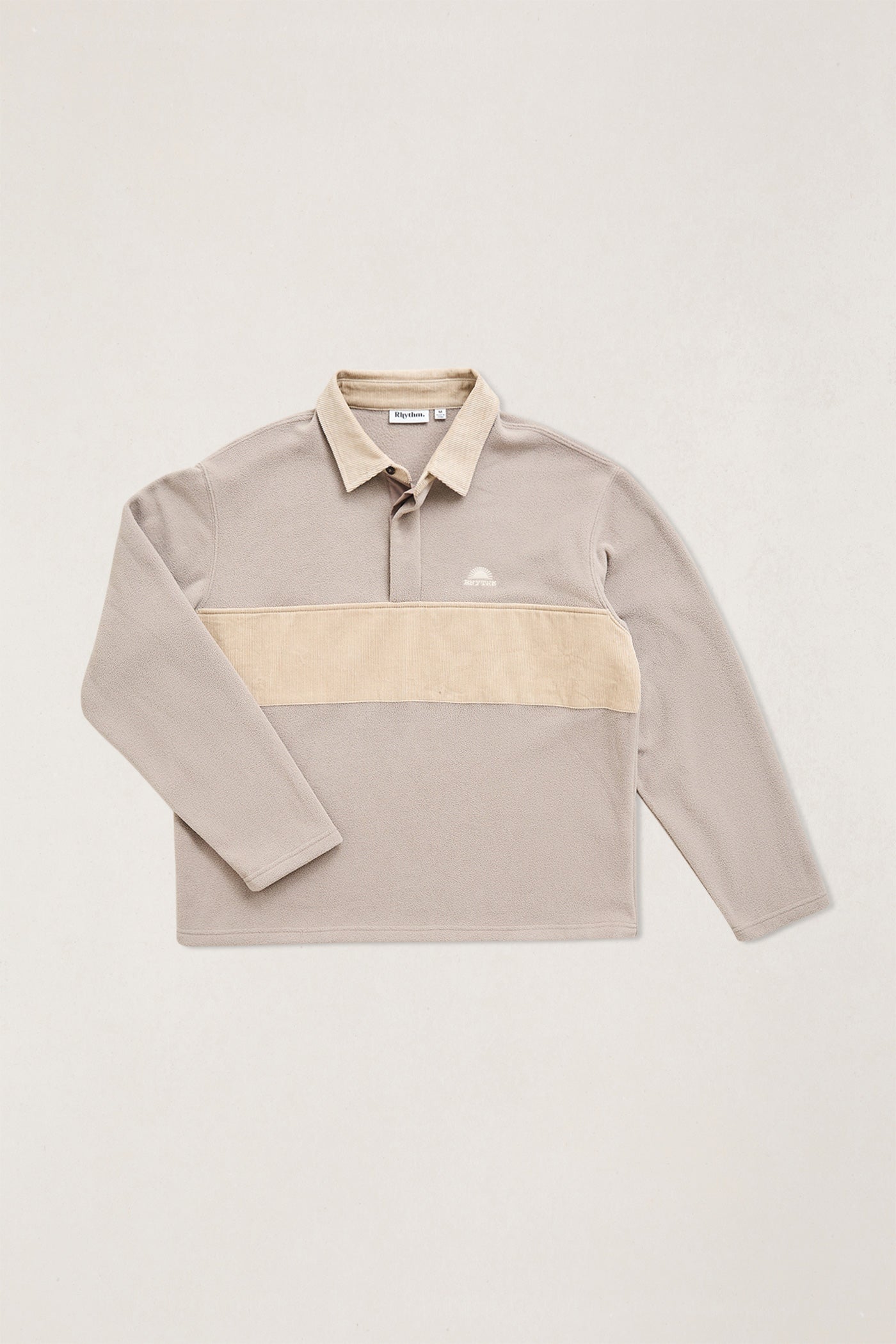 Rhythm Mens Shirt Awake Polar Fleece Polo