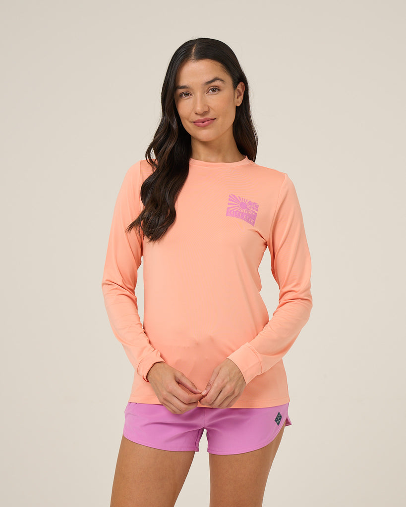 Salty Crew Womens Shirt Rise And Smile Sunshirt