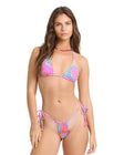 Billabong Womens Bikini Top Sunset Wave Multi Tri