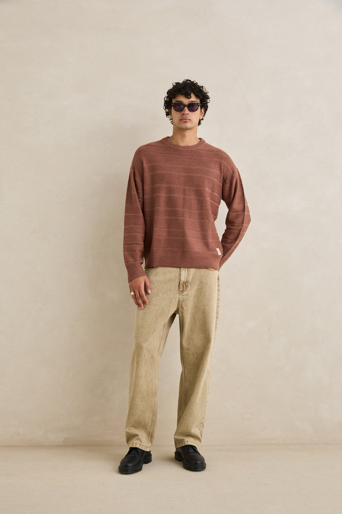 Rhythm Mens Sweater Jackson Knit